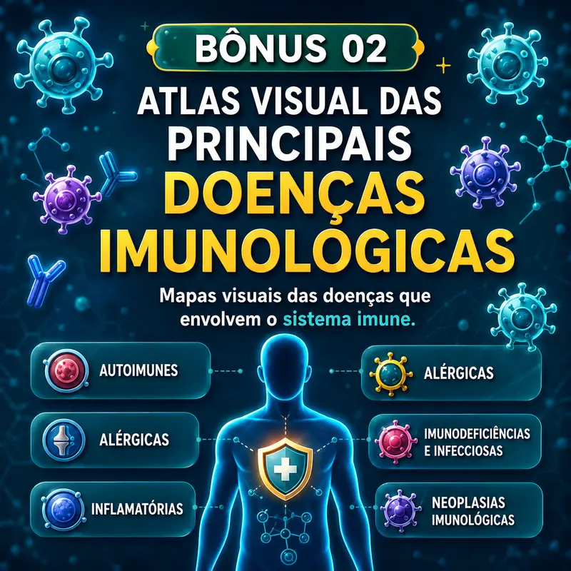 Bônus 02 — Atlas Visual das Principais Doenças Imunológicas
